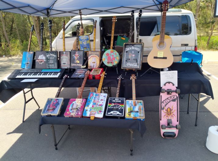 Ken's Bickie Tin Guitars